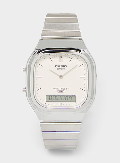 La montre vintage cadran cr&egrave;me