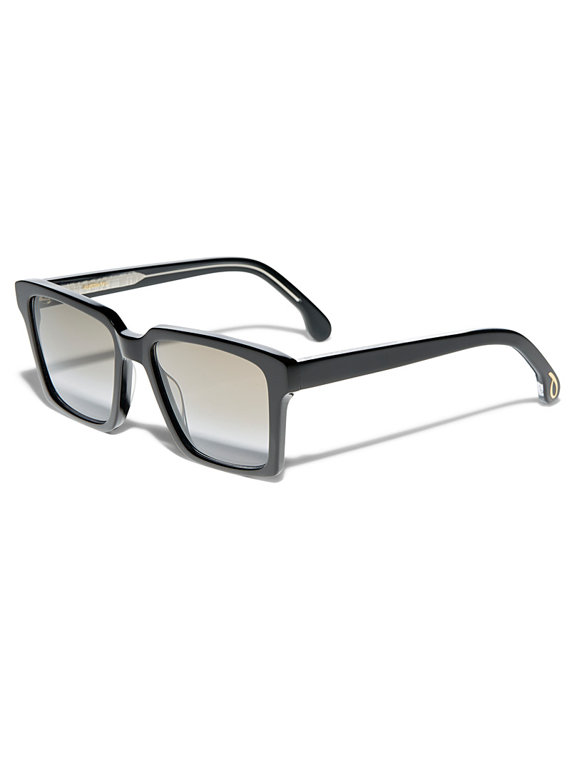 Paul Smith: Les lunettes de soleil carrées Austin Brun à motifs pour homme