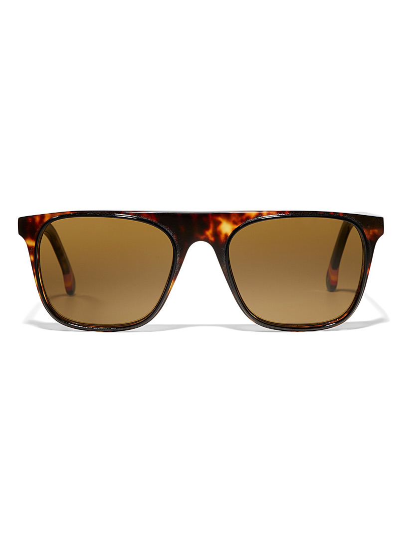 Paul Smith Patterned Brown Cavendish square sunglasses for men