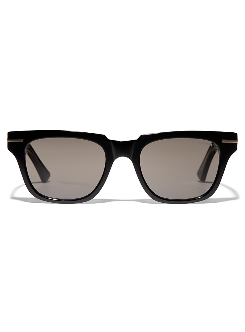 Cutler and Gross Black 1355 square sunglasses for men