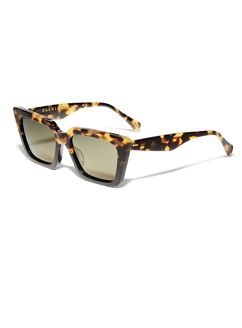 Raen Light Brown Keera rectangular sunglasses for women