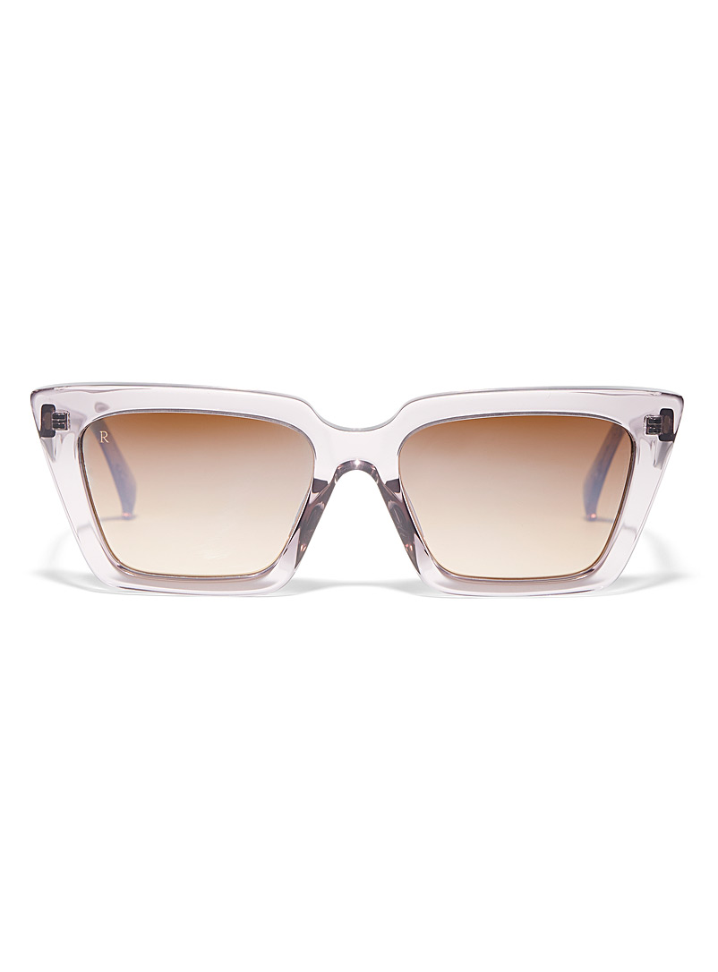 Raen Light Brown Keera rectangular sunglasses for women
