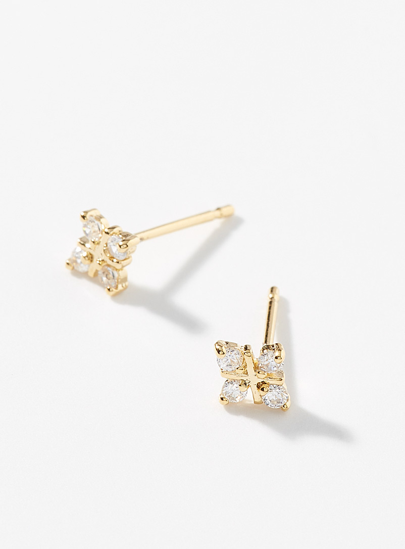 Cloverpost Assorted Swarovski crystal diamond earrings for women