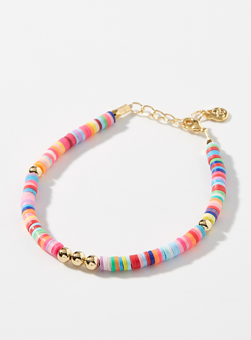 Cloverpost Assorted Heishi multicolour bracelet for women