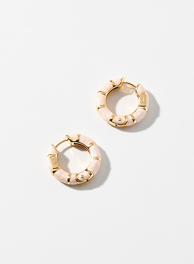 Bamboo enamel hoops