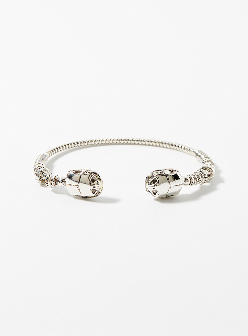 Gas Bijoux Silver Scaramouche cuff bracelet for women