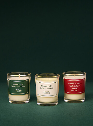 Les minibougies fragrances festives Ensemble de 3 <b>Collection de No&euml;l</b>