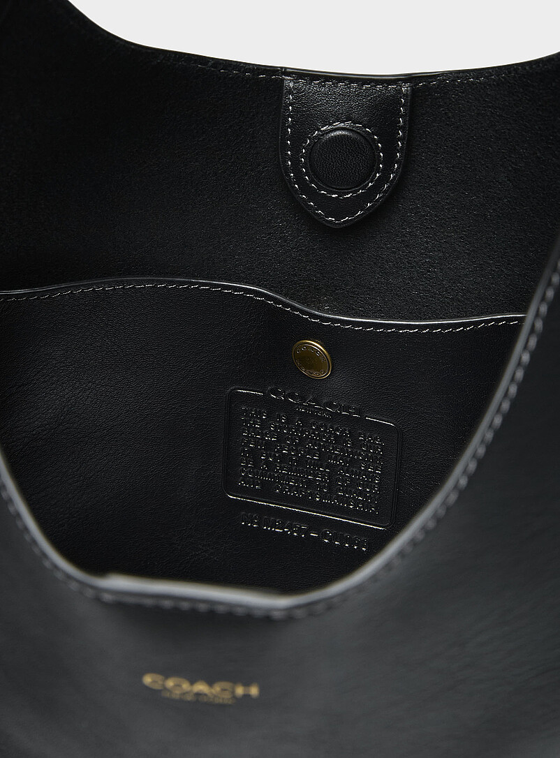Brooklyn ebony leather hobo bag | Coach | Shop Women's Designer