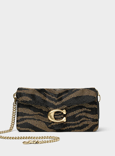 tabby  Tabby tiger beaded evening bag | Coach | | Simons