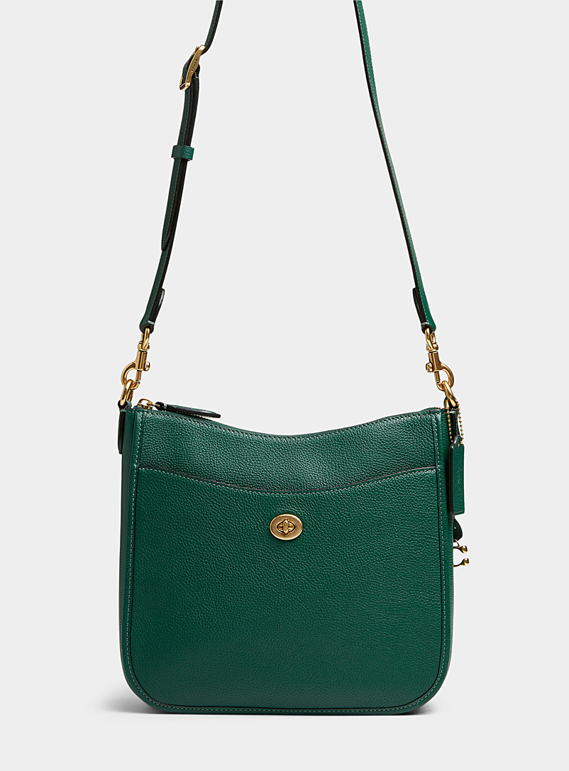 Coach Mossy Green Chaise shoulder bag for women