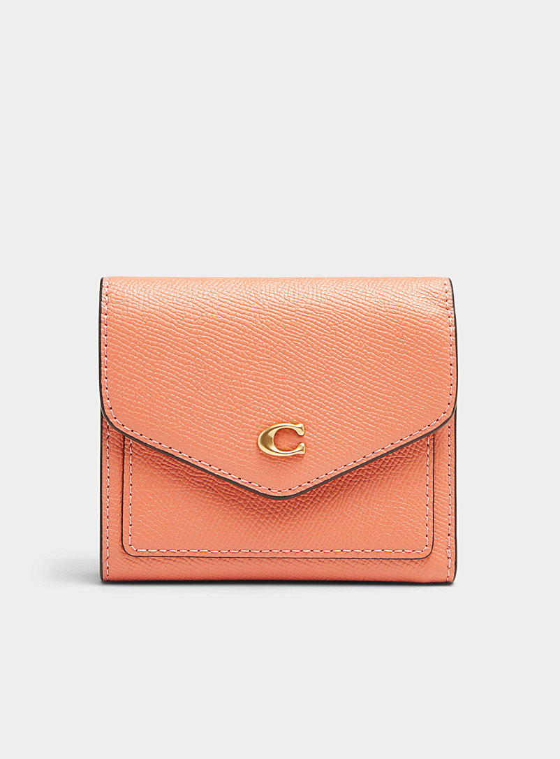 Coach Coral Wyn leather mini wallet for women