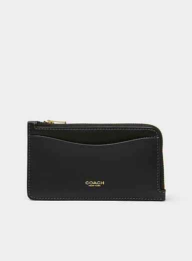 New York minimalist leather card holder
