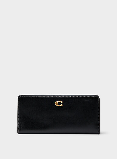 Le portefeuille mince cuir