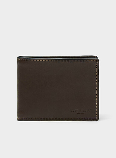 Le portefeuille mince logo emboss&eacute;