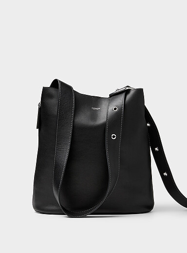 Le sac seau Bleeker cuir noir