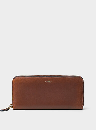Le portefeuille cuir vieilli pochette arri&egrave;re