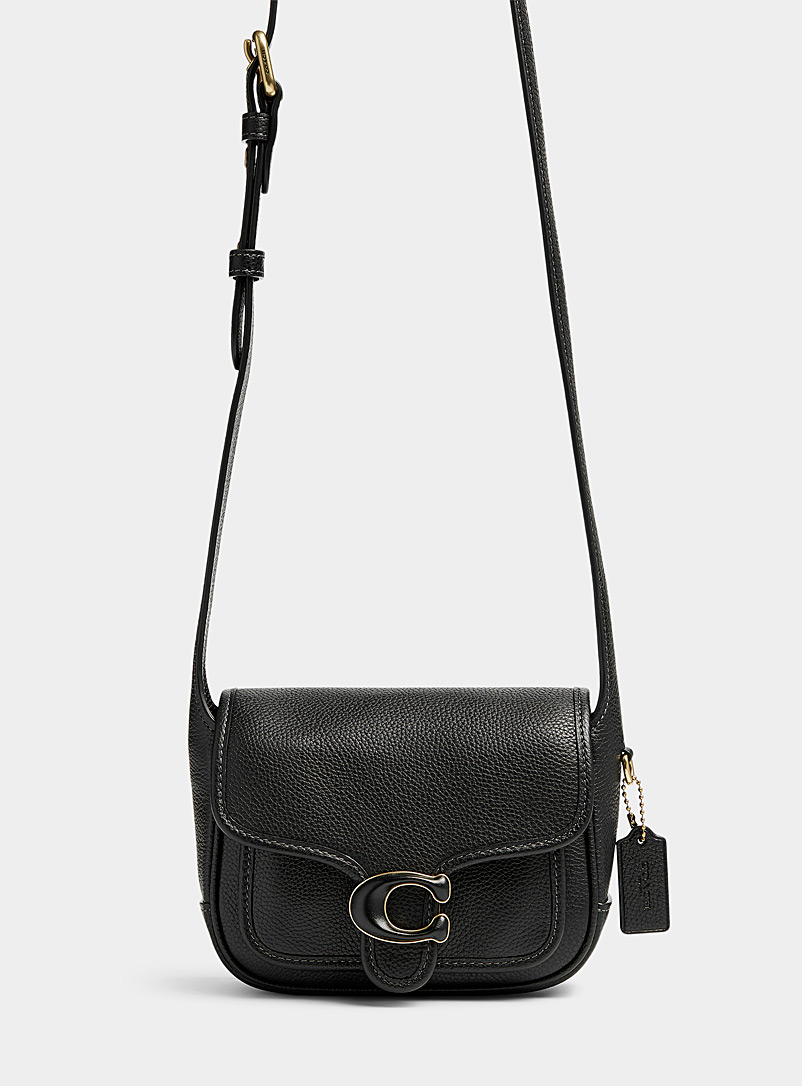 Coach Black Tabby leather camera bag for women