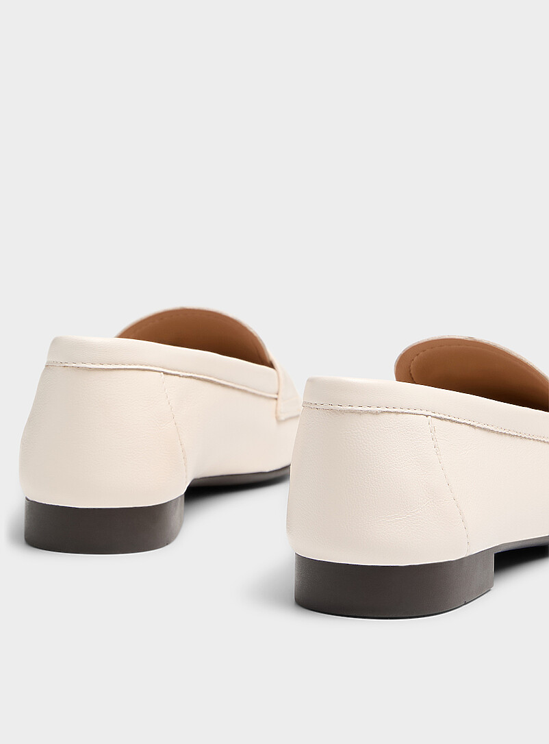 Coach: Le fl&acirc;neur sculpt&eacute; cuir vanille Femme Blanc cass&eacute; pour femme