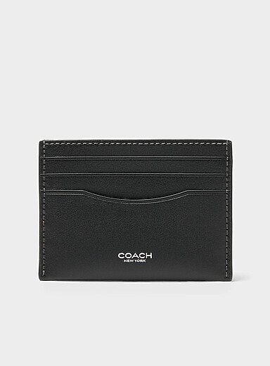 Le porte-cartes minimaliste cuir lisse