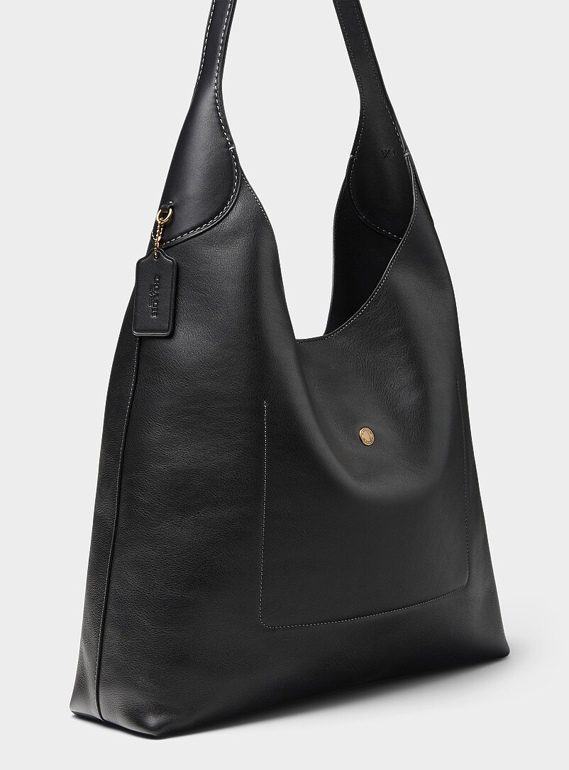 Brooklyn black leather hobo bag product image 2