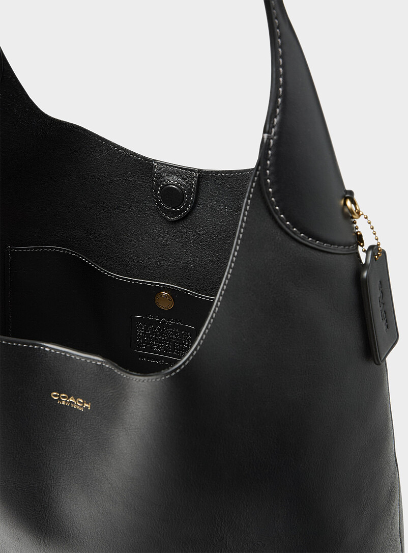 Brooklyn black leather hobo bag product image 3