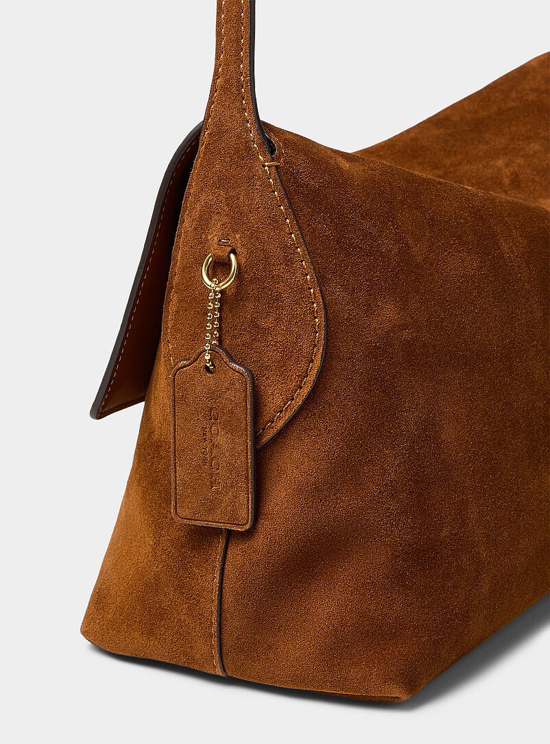 Chelsea caramel suede shoulder bag product image 2