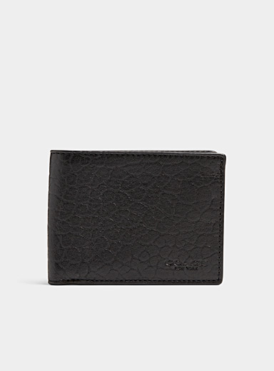 Textured leather folded wallet | Coach | Shop the new COACH collection for  men | Simons