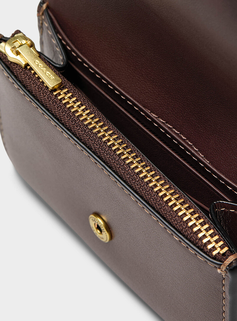 Minimalist leather bi-fold card holder product image 3