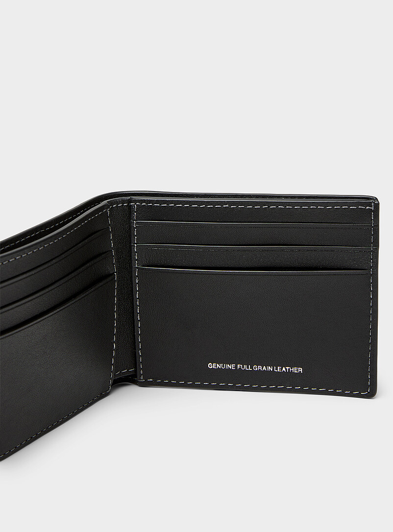 Embossed logo thin wallet product image 2