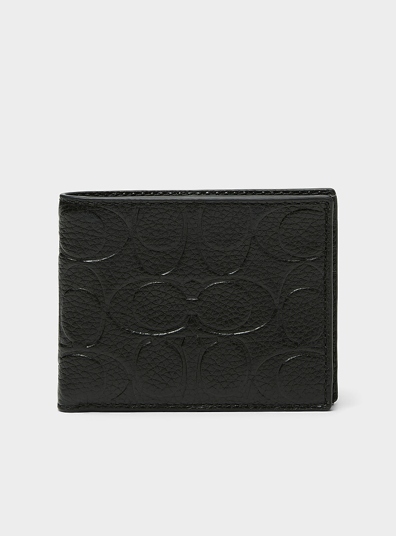 Embossed Monogram Wallet