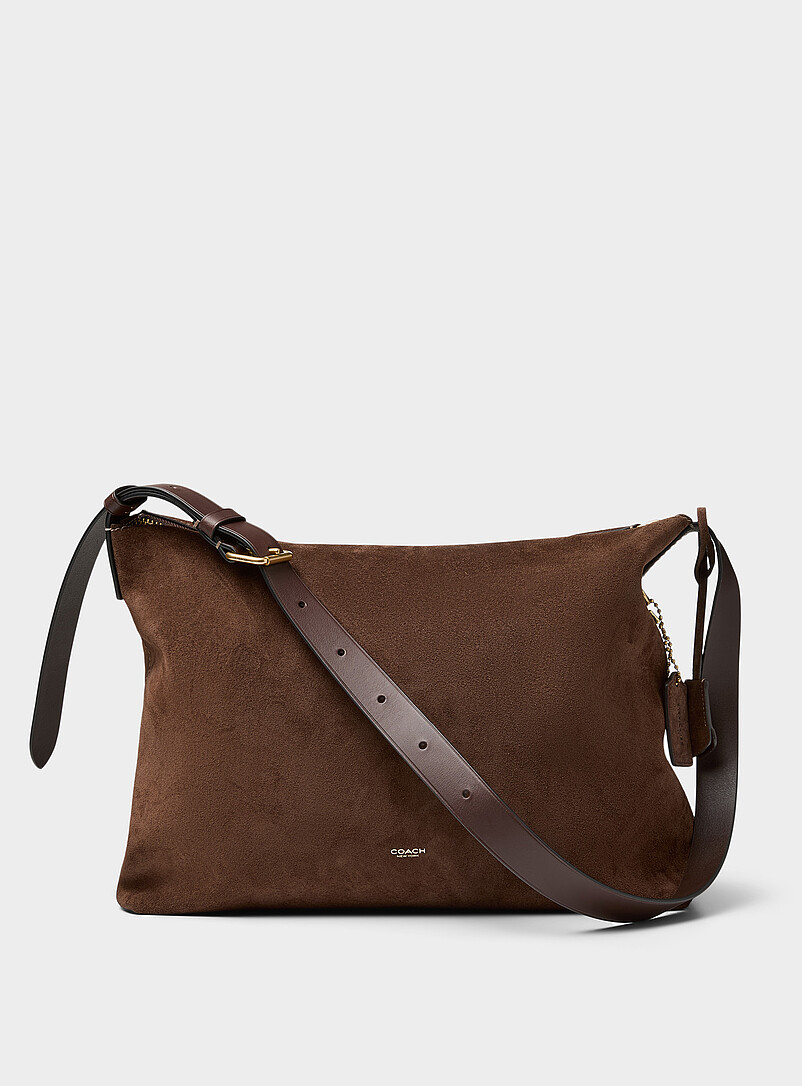 Mott 38 Suede Messenger Bag