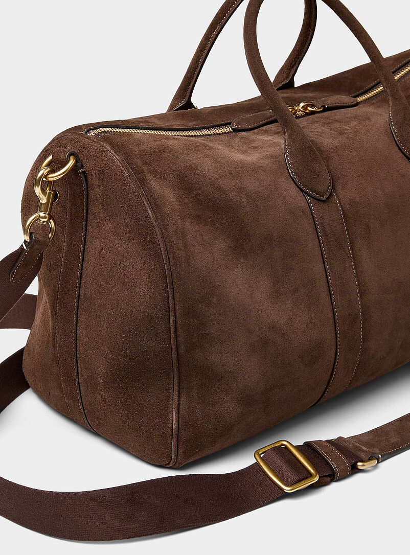 Compass brown suede duffle bag product image 2