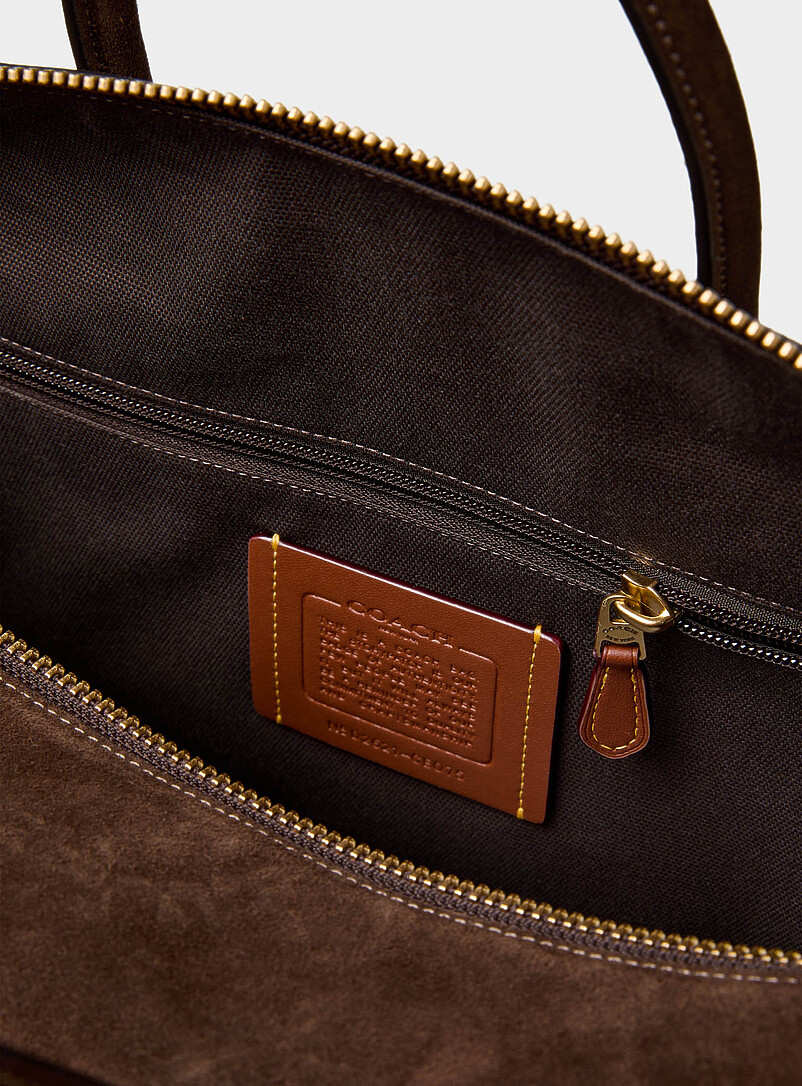 Compass brown suede duffle bag product image 3