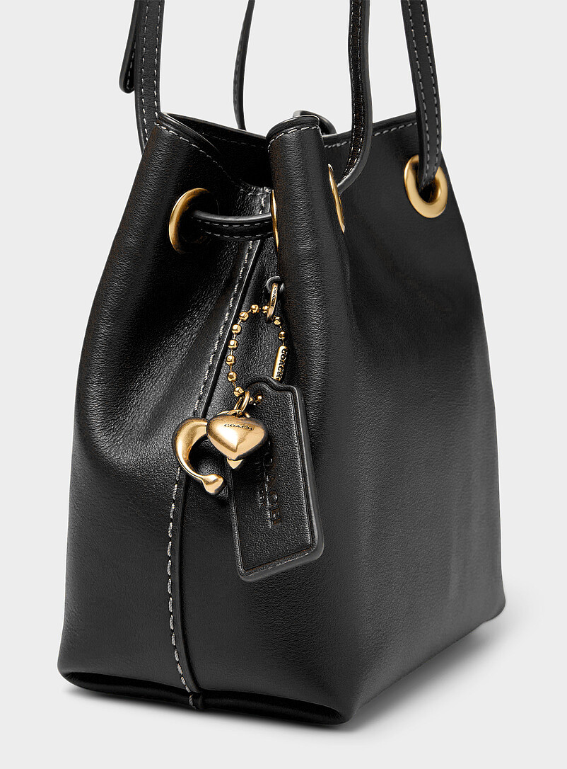Jade leather bucket bag product image 2