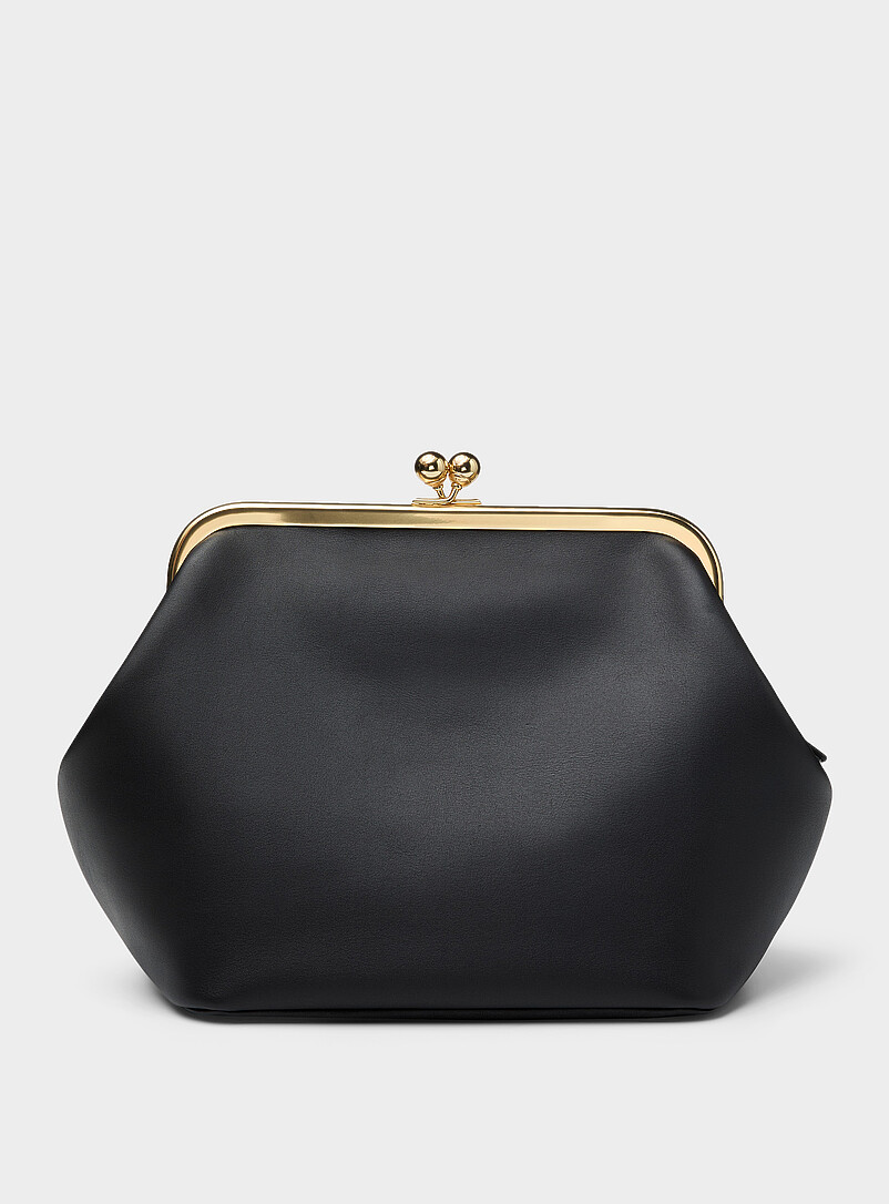 Kisslock leather XL bag product image (primary)