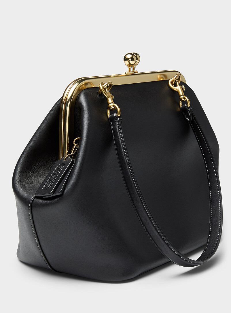 Kisslock leather XL bag product image 2