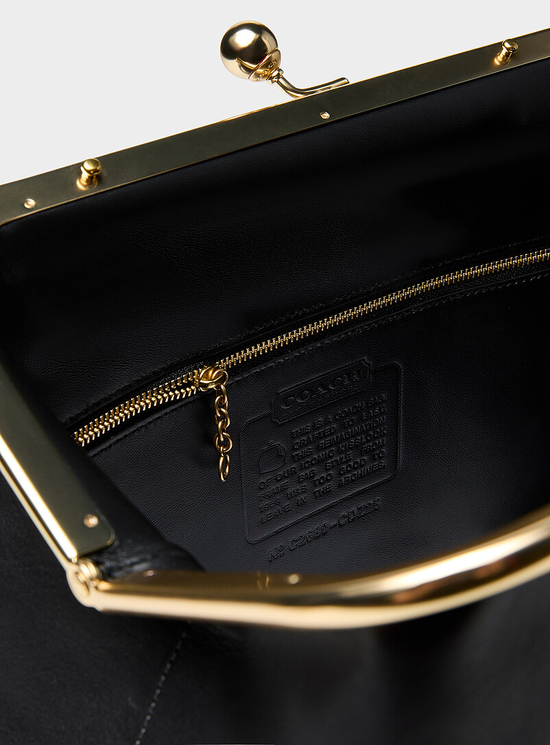 Kisslock leather XL bag product image 3