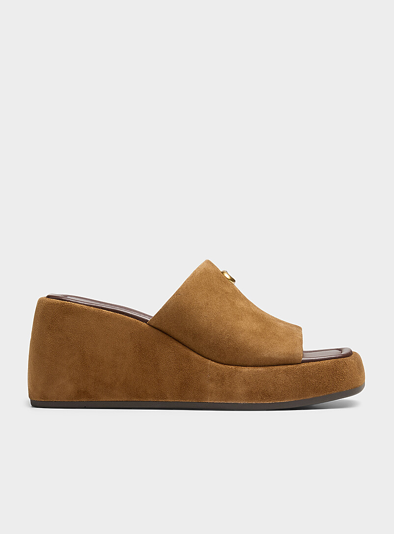 Marie suede platform sandals product image 2