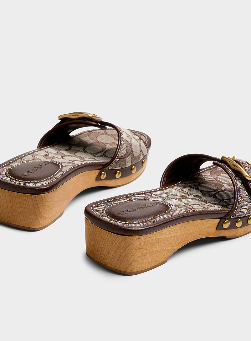 Margot logo wooden sandals Women product image 2