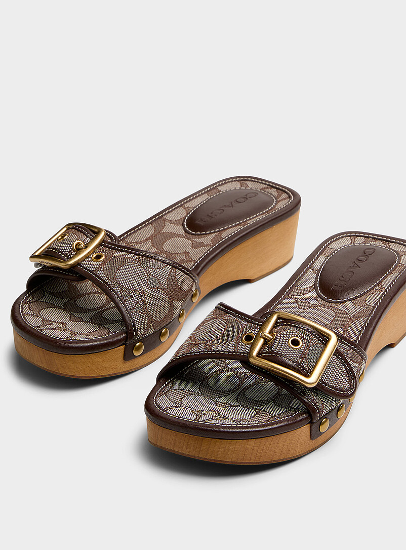 Margot logo wooden sandals Women product image 3