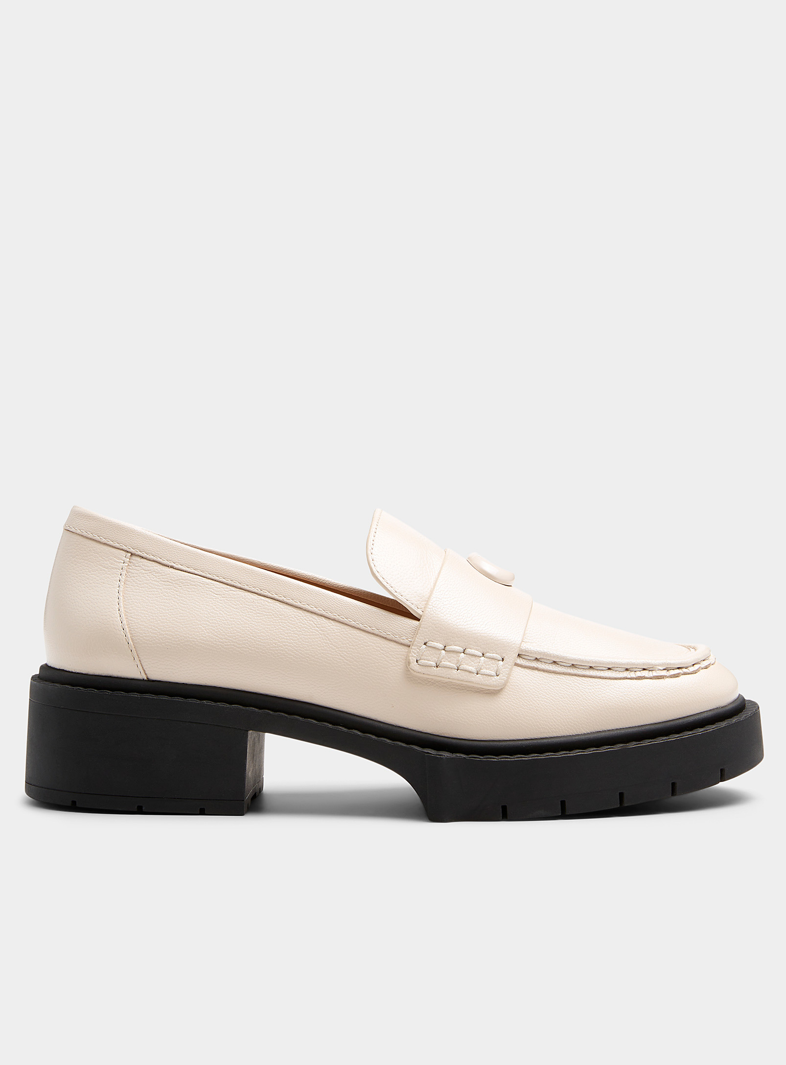 COACH LEAH NOTCHED SOLE LOAFERS WOMEN
