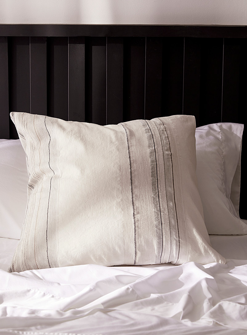 Simons Maison Assorted Pure cotton grey Euro pillow sham