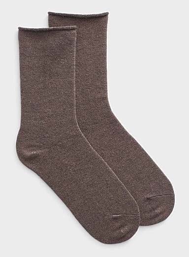 Ultra-fine merino wool blend socks
