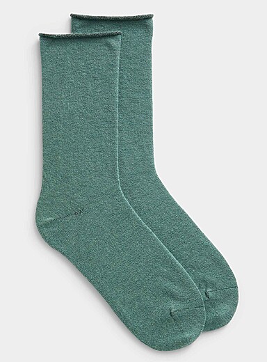 Ultra-fine merino wool blend socks