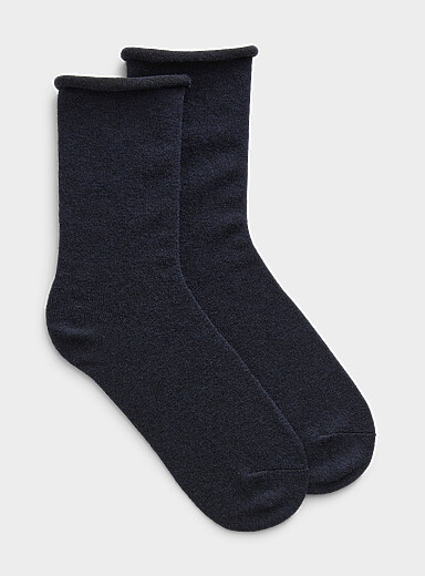 Ultra-fine merino wool blend socks