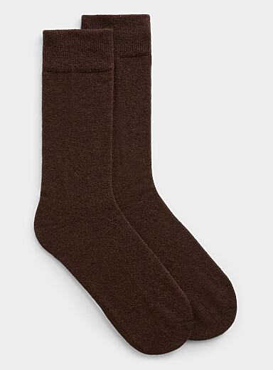 La chaussette m&eacute;lange de laine m&eacute;rinos responsable