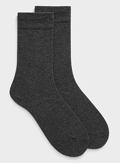 La chaussette m&eacute;lange de laine m&eacute;rinos responsable