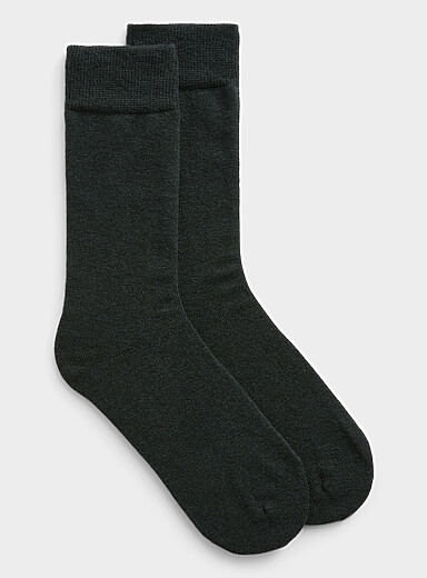 La chaussette m&eacute;lange de laine m&eacute;rinos responsable