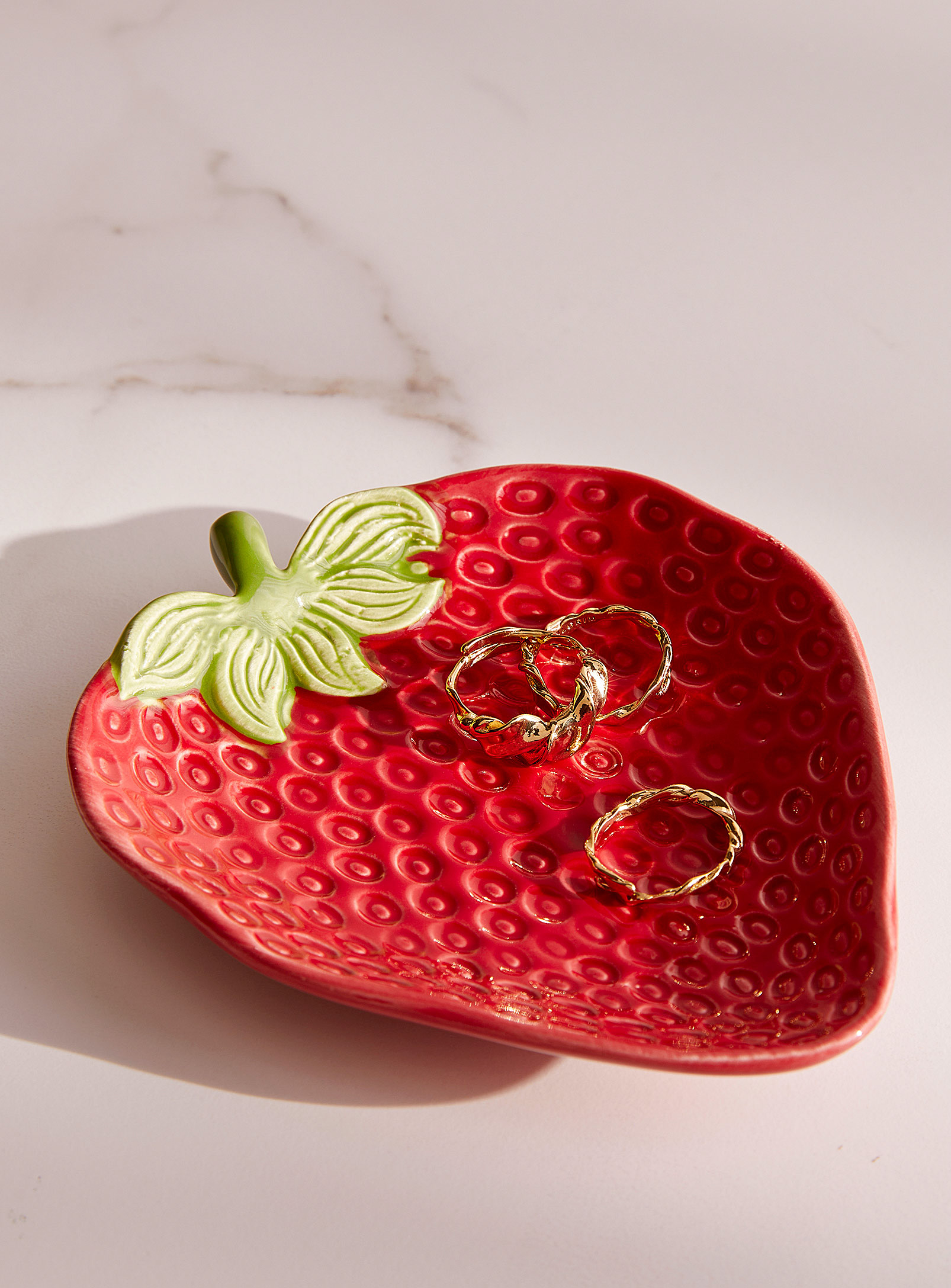Simons Maison Strawberry Small Tray In Assorted