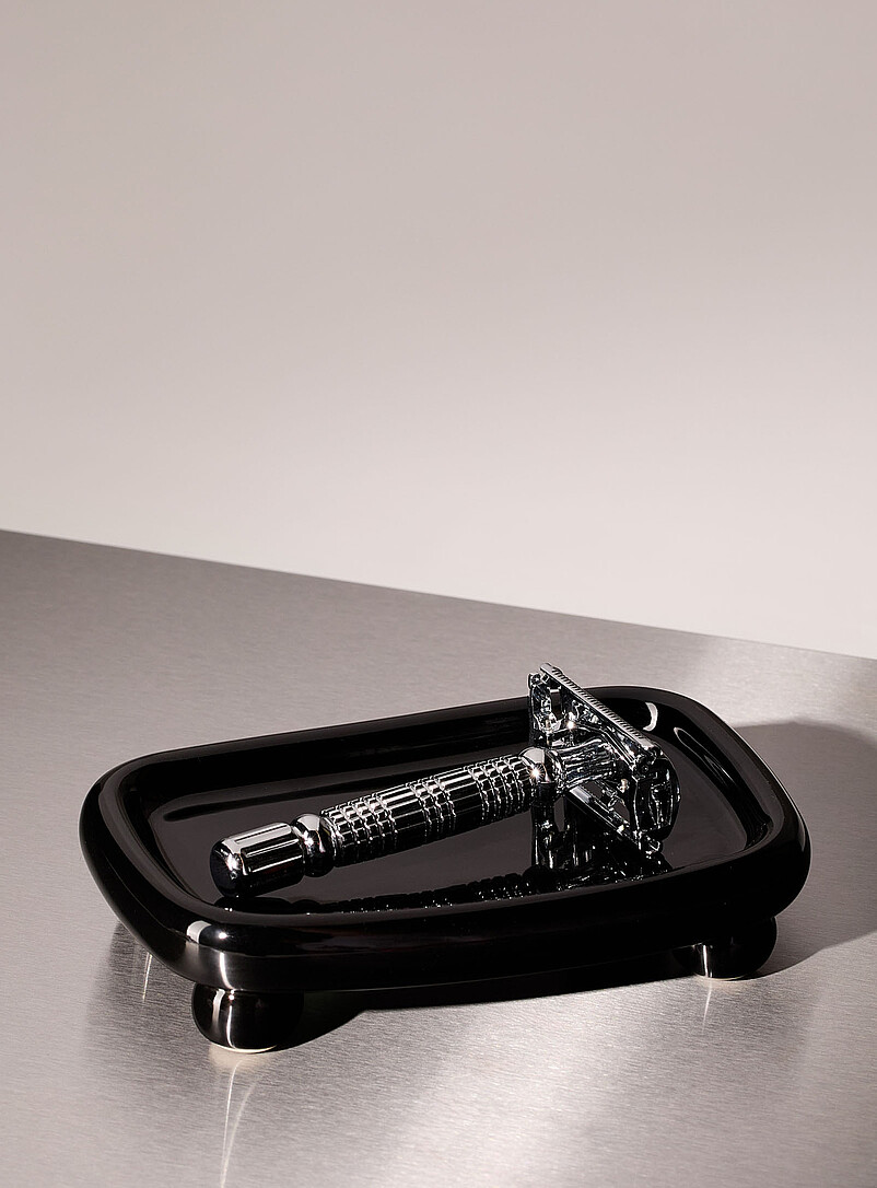 Black legs small rectangular tray product image (primary)